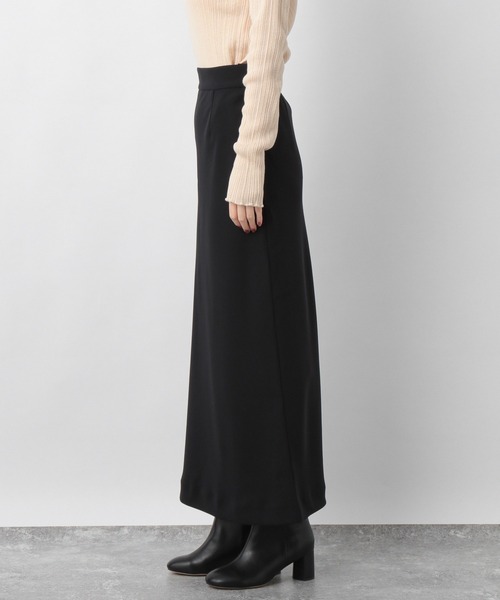 A part by(アパートバイ)の「ジョーゼットマキシスカート 229943(スカート・レディース・ブラック/マスタード・MEDIUM/LARGE)」の6枚目の写真