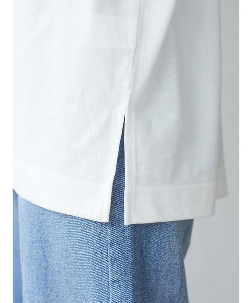 RAY CASSIN FAVORI(レイカズンフェバリ)の「・RAY CASSIN イラストptロンT*(Tシャツ/カットソー・レディース・チャコールグレー/ブラック/オフホワイト/モカ・FREE)」の21枚目の写真