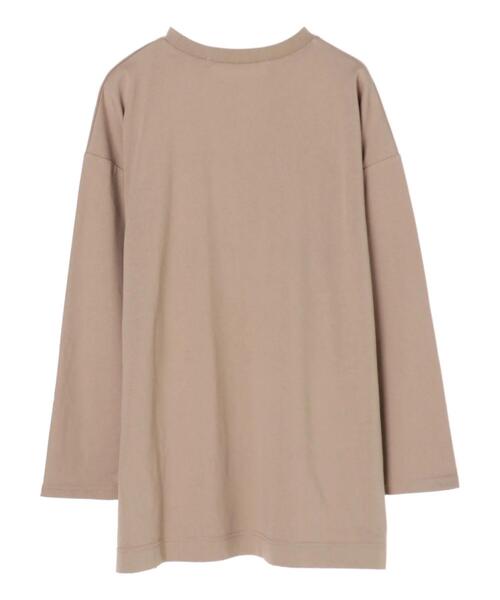 RAY CASSIN FAVORI(レイカズンフェバリ)の「・RAY CASSIN イラストptロンT*(Tシャツ/カットソー・レディース・チャコールグレー/ブラック/オフホワイト/モカ・FREE)」の13枚目の写真