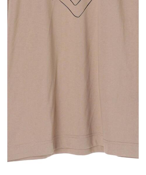 RAY CASSIN FAVORI(レイカズンフェバリ)の「・RAY CASSIN イラストptロンT*(Tシャツ/カットソー・レディース・チャコールグレー/ブラック/オフホワイト/モカ・FREE)」の10枚目の写真