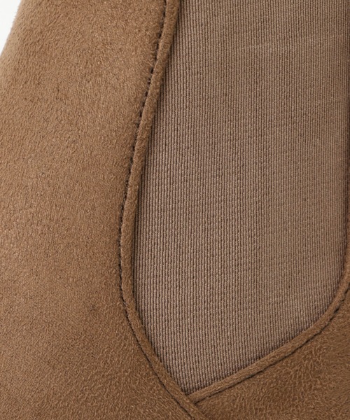 ikka（イッカ）の「サイドゴアプレーンブーツ（ブーツ・レディース・ブラック/ダークブラウン/ベージュ/グレー・M/L）」の9枚目の写真