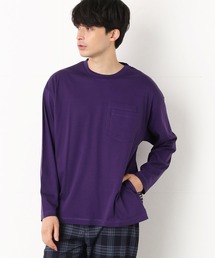 COMME　CA COMMUNE | ダブルポケット　長袖Tシャツ(Tシャツ/カットソー)