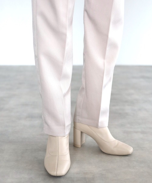 4youstory（フォーユーストーリー）の「ウールライクポリエステルセンタープレスパンツ（スラックス・レディース・ブラック/オレンジ/アイボリー/グレイッシュベージュ・MEDIUM）」の15枚目の写真