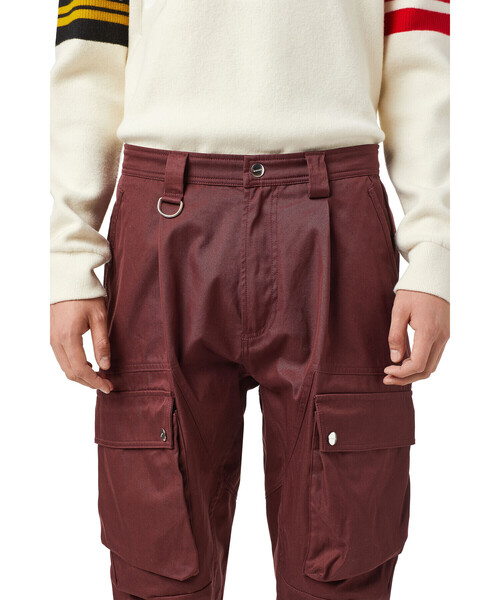 DIESEL（ディーゼル）の「メンズ パンツ ワークパンツ オーガニックコットン（カーゴパンツ・メンズ・カーキ/ブラック/ボルドー・34inch/30inch/36inch/32inch/28inch）」の5枚目の写真