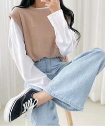 SONYUNARA 万能ベーシックニットベスト