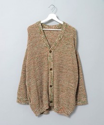 【Revo.】畦編み 5G ルーズニットカーディガン