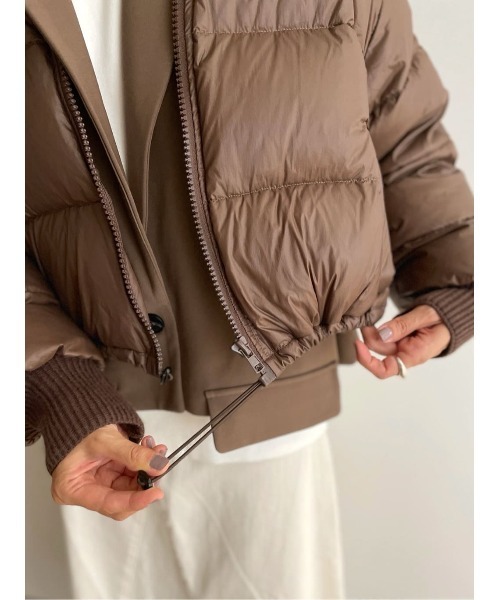 BEARDSLEY（ビアズリー）の「《VVTIAN》ダウンジャケット（ダウンジャケット/コート・レディース・ブラウン・M）」の4枚目の写真