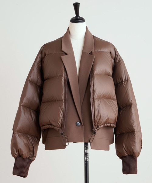 BEARDSLEY（ビアズリー）の「《VVTIAN》ダウンジャケット（ダウンジャケット/コート・レディース・ブラウン・M）」の8枚目の写真