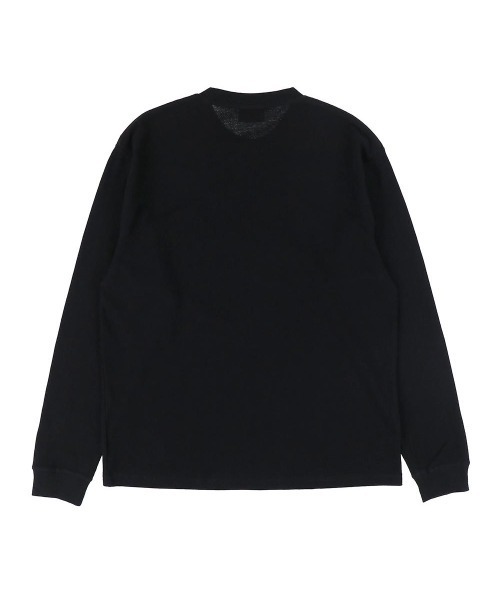 PLEASURES（プレジャー）の「GLORY WAFFLE KNIT LONG SLEEVE（Tシャツ/カットソー・メンズ・ブラック/ナチュラル・M/L/XL）」の3枚目の写真