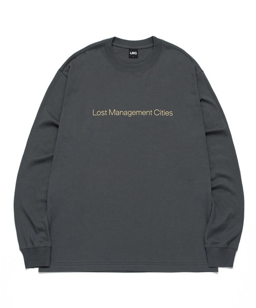 LMCの「【LMC】THIN FN LONG SLV TEE / エルエムシー THIN ロゴ ロングスリーブ Tシャツ（Tシャツ/カットソー・メンズ・チャコールグレー/ブラック/ホワイト/スカイブルー・SMALL/LARGE/MEDIUM/X-LARGE）」の4枚目の写真