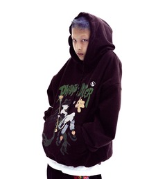 ☆Sundayoffclub☆MENSCHLICHEN Heavy Terry Hoodie フーディ SUNDAYOFFCLUB】Full Face Zip Up Heavy Terry Moto Hoodie