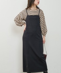 natural couture | モクロディベアキャミワンピース(ジャンパースカート)