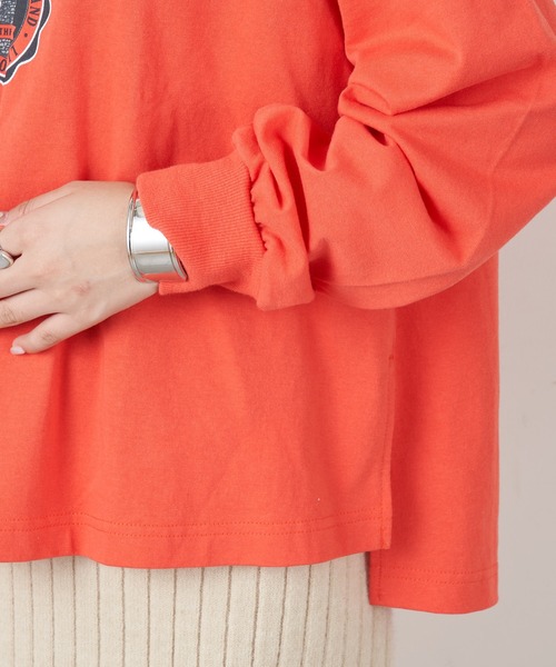 CIAOPANIC TYPY（チャオパニックティピー）の「NEWPORTプリントTee（Tシャツ/カットソー・レディース・チャコールグレー/レッド/オフホワイト・ONE SIZE）」の11枚目の写真