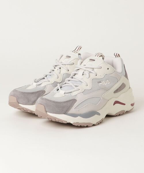 FILA(フィラ)の「FILA/フィラ レイトレイサーローカットスニーカー(スニーカー・レディース・グレー/アイボリー/ブラック/ホワイト/ベージュ/グリーン・24cm/23cm/24.5cm)」の4枚目の写真
