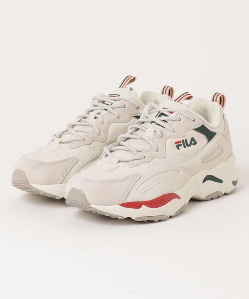FILA(フィラ)の「FILA/フィラ レイトレイサーローカットスニーカー(スニーカー・レディース・グレー/アイボリー/ブラック/ホワイト/ベージュ/グリーン・24cm/23cm/24.5cm)」の6枚目の写真