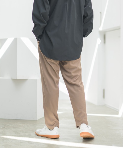 CASPER JOHN（キャスパージョン）の「Tapered Slim Slacks/テーパードスリムスラックス（スラックス・メンズ・ブラウン/ライトベージュ/ブラック/ネイビー・マルチサイズ）」の14枚目の写真