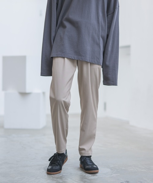 CASPER JOHN（キャスパージョン）の「Tapered Slim Slacks/テーパードスリムスラックス（スラックス・メンズ・ブラウン/ライトベージュ/ブラック/ネイビー・マルチサイズ）」の17枚目の写真