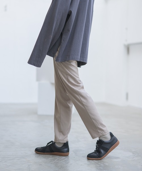 CASPER JOHN（キャスパージョン）の「Tapered Slim Slacks/テーパードスリムスラックス（スラックス・メンズ・ブラウン/ライトベージュ/ブラック/ネイビー・マルチサイズ）」の18枚目の写真