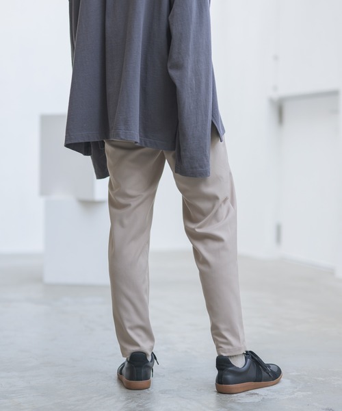 CASPER JOHN（キャスパージョン）の「Tapered Slim Slacks/テーパードスリムスラックス（スラックス・メンズ・ブラウン/ライトベージュ/ブラック/ネイビー・マルチサイズ）」の19枚目の写真