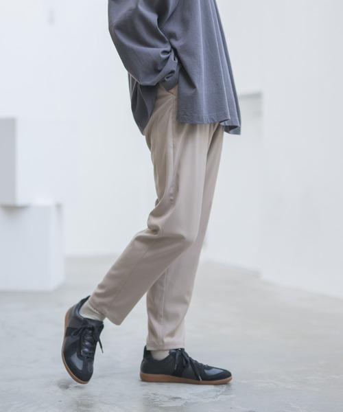 CASPER JOHN（キャスパージョン）の「Tapered Slim Slacks/テーパードスリムスラックス（スラックス・メンズ・ブラウン/ライトベージュ/ブラック/ネイビー・マルチサイズ）」の20枚目の写真