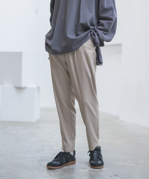 CASPER JOHN（キャスパージョン）の「Tapered Slim Slacks/テーパードスリムスラックス（スラックス・メンズ・ブラウン/ライトベージュ/ブラック/ネイビー・マルチサイズ）」の22枚目の写真