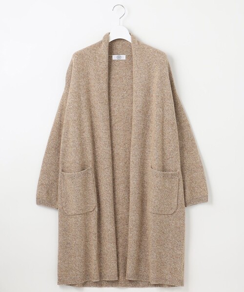 J.PRESS(ジェイプレス)の「MIX COLOR CHINE カーディガン(カーディガン/ボレロ・レディース・グレー系/ベージュ系・T13)」の6枚目の写真