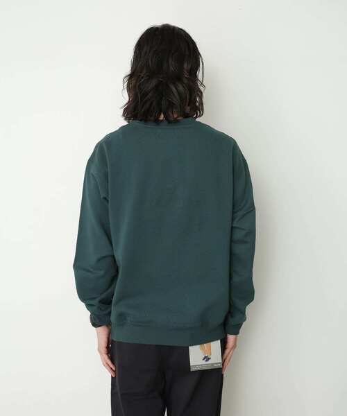 URBAN RESEARCH Sonny Label（アーバンリサーチサニーレーベル）の「発砲プリント裏起毛スウェット（スウェット・メンズ・グリーン系その他/ブラック/グレー・MEDIUM/LARGE）」の16枚目の写真