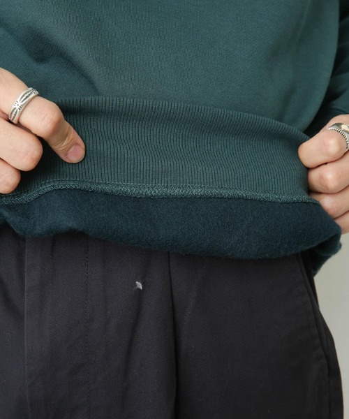 URBAN RESEARCH Sonny Label（アーバンリサーチサニーレーベル）の「発砲プリント裏起毛スウェット（スウェット・メンズ・グリーン系その他/ブラック/グレー・MEDIUM/LARGE）」の14枚目の写真