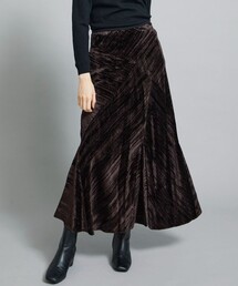 【LOKITHO(ロキト)】クラッシュダイドベルベットスカート LKF339-SK2