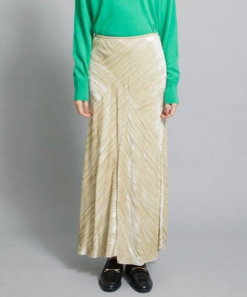 LOKITHO（ロキト）の「【LOKITHO(ロキト)】クラッシュダイドベルベットスカート LKF339-SK2（スカート・レディース・ベージュ/ブラウン・1/2）」の21枚目の写真