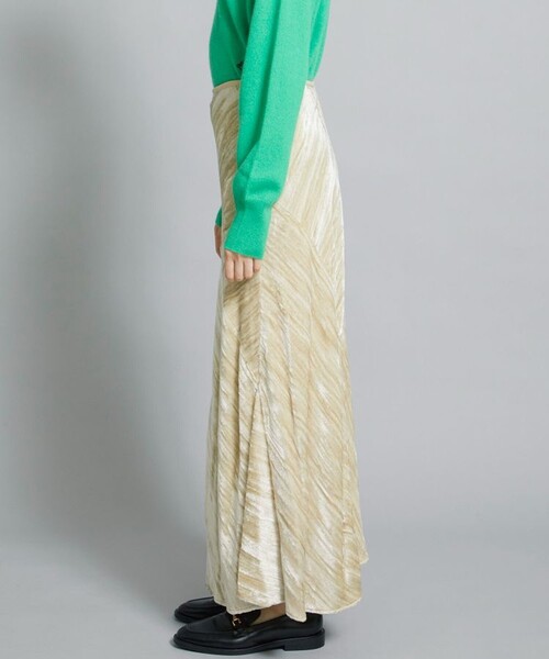 LOKITHO（ロキト）の「【LOKITHO(ロキト)】クラッシュダイドベルベットスカート LKF339-SK2（スカート・レディース・ベージュ/ブラウン・1/2）」の15枚目の写真