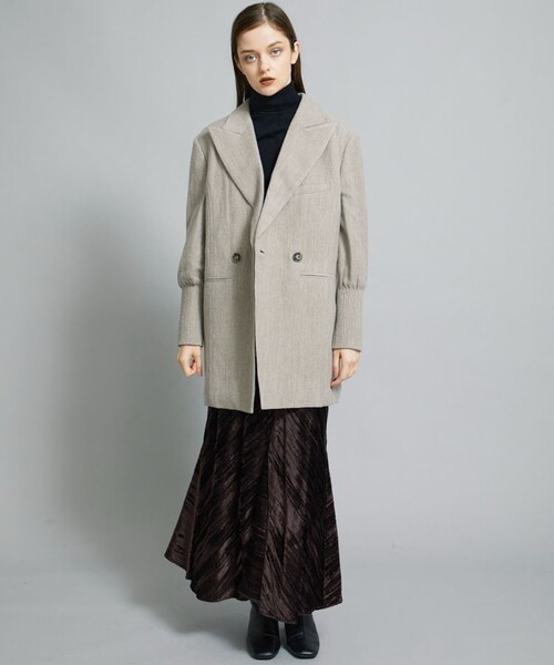 LOKITHO（ロキト）の「【LOKITHO(ロキト)】クラッシュダイドベルベットスカート LKF339-SK2（スカート・レディース・ベージュ/ブラウン・1/2）」の22枚目の写真