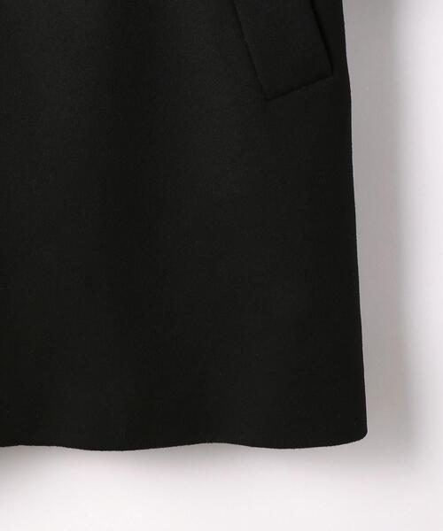 HEVO（イーヴォ）の「＜hevo（イーヴォ）＞WO/NY AMA725 ステンカラーコート（ステンカラーコート・メンズ・ブラック・46/50/48）」の5枚目の写真