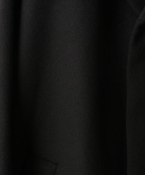 HEVO（イーヴォ）の「＜hevo（イーヴォ）＞WO/NY AMA725 ステンカラーコート（ステンカラーコート・メンズ・ブラック・46/50/48）」の10枚目の写真