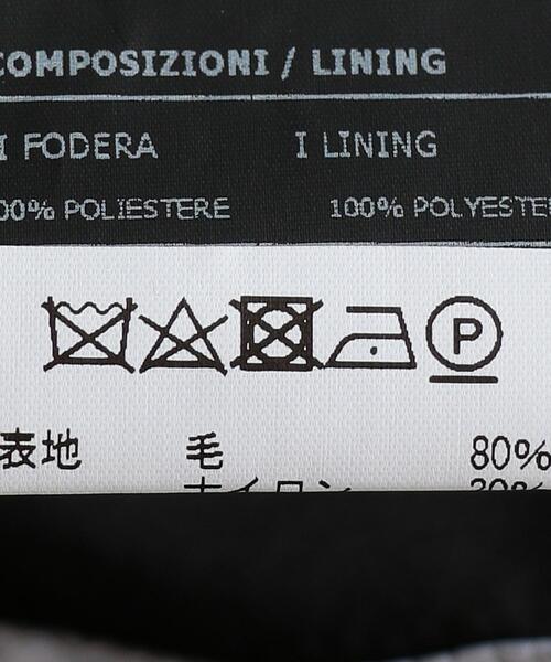 HEVO（イーヴォ）の「＜hevo（イーヴォ）＞WO/NY AMA725 ステンカラーコート（ステンカラーコート・メンズ・ブラック・46/50/48）」の11枚目の写真
