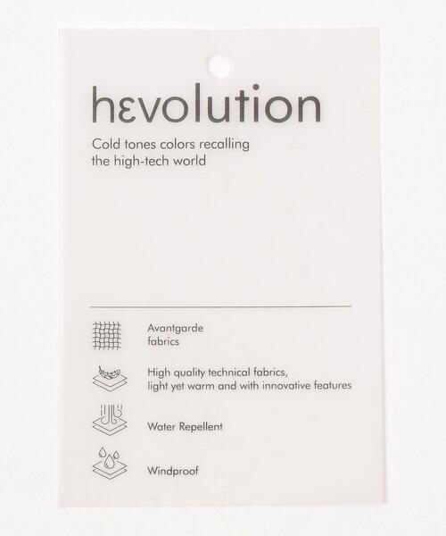 HEVO（イーヴォ）の「＜hevo（イーヴォ）＞WO/NY AMA725 ステンカラーコート（ステンカラーコート・メンズ・ブラック・46/50/48）」の12枚目の写真