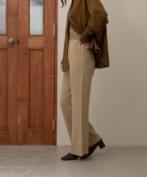 lawgy（ラウジー）の「pattern knit pants（その他パンツ・レディース・ベージュ/ブラウン・FREE）」の11枚目の写真
