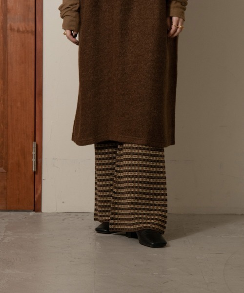 lawgy（ラウジー）の「pattern knit pants（その他パンツ・レディース・ベージュ/ブラウン・FREE）」の18枚目の写真