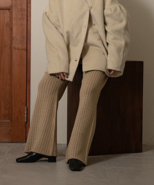 lawgy（ラウジー）の「pattern knit pants（その他パンツ・レディース・ベージュ/ブラウン・FREE）」の10枚目の写真