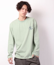 フレンチブルドッグデザイン長袖Tシャツ