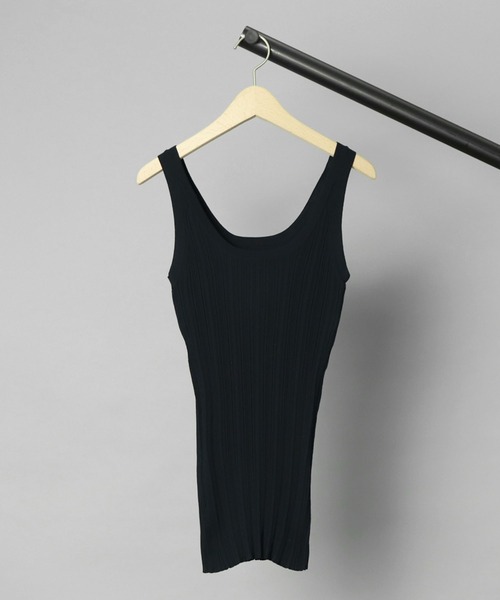 ADAWAS(アダワズ)の「【 ADAWAS / アダワス 】 PLEATED STITCH TANK TOP / プリーツステッチタンクトップ(タンクトップ・レディース・ネイビー/ピンク/グレイッシュベージュ・FREE)」の12枚目の写真