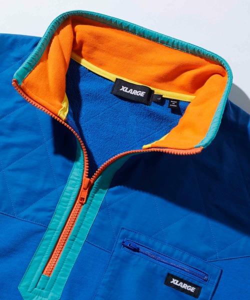 XLARGE(エクストララージ)の「PANELED NYLON SWEAT(スウェット・メンズ・ブラック/ブルー/アッシュ・S/M/L/XL)」の17枚目の写真