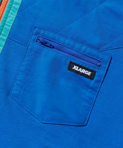 XLARGE(エクストララージ)の「PANELED NYLON SWEAT(スウェット・メンズ・ブラック/ブルー/アッシュ・S/M/L/XL)」の10枚目の写真