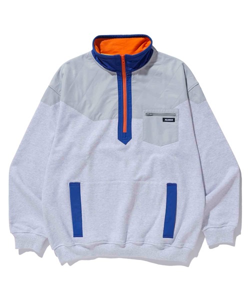 XLARGE(エクストララージ)の「PANELED NYLON SWEAT(スウェット・メンズ・ブラック/ブルー/アッシュ・S/M/L/XL)」の11枚目の写真