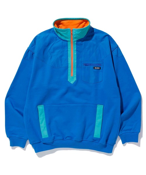 XLARGE(エクストララージ)の「PANELED NYLON SWEAT(スウェット・メンズ・ブラック/ブルー/アッシュ・S/M/L/XL)」の9枚目の写真