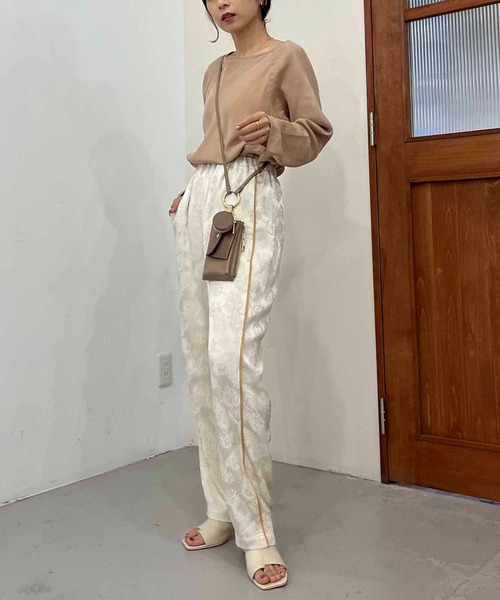 CAPRICIEUX LE'MAGE（カプリシューレマージュ）の「バイヤスプルオーバー（シャツ/ブラウス・レディース・ブラック/ベージュ/ピンク・FREE）」の20枚目の写真