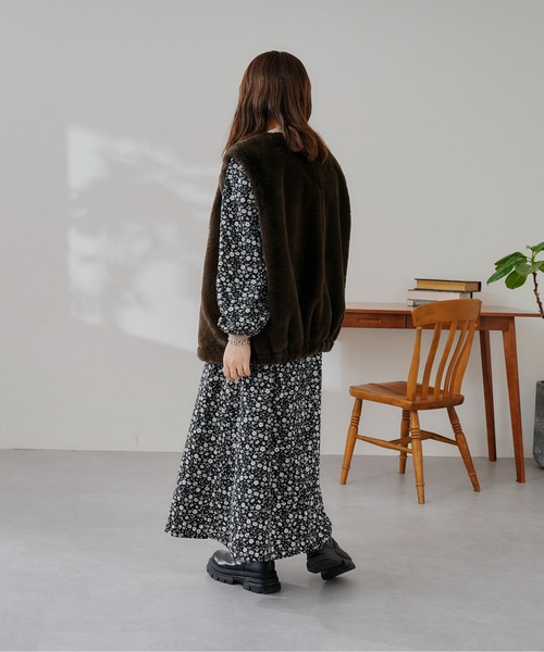 CPCM（シーピーシーエム）の「ファーベストセットワンピース（ワンピース・レディース・ブラック/グリーン/アイボリー/ブラック系その他・FREE）」の15枚目の写真