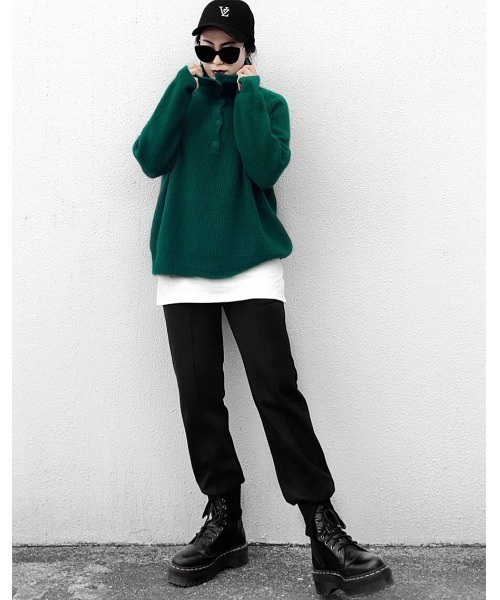 LVEU.(ラブユ.)の「Center seam sweat jogger pants / センターシームスウェットジョガーパンツ(Ai select)(その他パンツ・レディース・ブラック・FREE)」の15枚目の写真
