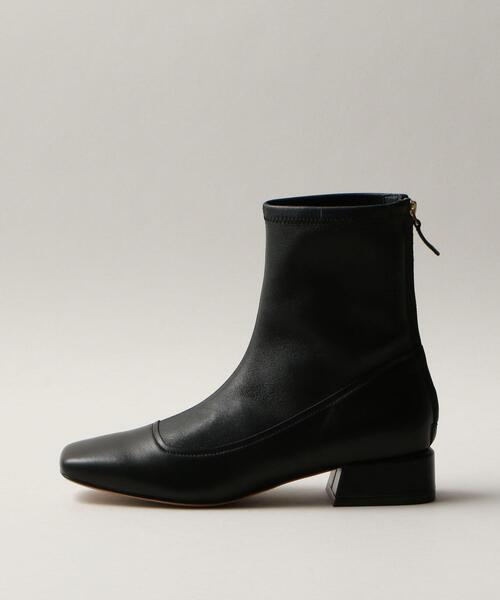 ODETTE E ODILE（オデットエオディール）の「スクエアストレッチ ショートブーツ35↑（ブーツ・レディース・ブラック/ベージュ/モカ・23cm/24cm/22.5cm/23.5cm/24.5cm/22cm/25cm）」の10枚目の写真