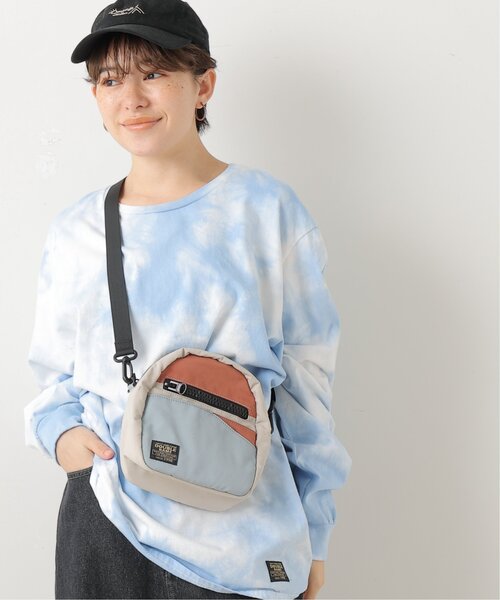 DOUBLE NAME（ダブルネーム）の「RUSSELL ATHLETIC×DOUBLE NAMEタイダイ染めロンTEE（Tシャツ/カットソー・レディース・イエロー/スミクロ/サックスブルー/パープル・FREE）」の6枚目の写真